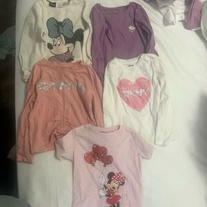 Disney and Adidas Kids Long Sleeve Tops
